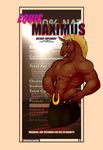  abs anthro aroso biceps blonde_hair brown_fur clothed clothing comic cover equine fur hair hand_on_hip hi_res horse looking_at_viewer male mammal muscular muscular_male nipples obliques pecs smile solo standing topless triceps 