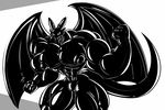  abdomen anthro bulge dragmon dragon how_to_train_your_dragon male muscular muscular_male night_fury nipples pecs solo toothless wings 
