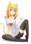  animal_ears sonikey tagme tail thighhighs 