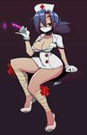  1girl breasts nurse skullgirls solo valentine_(skullgirls) 