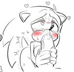  &lt;3 &lt;3_eyes 2017 anthro bent_over big_penis blush cum cum_in_mouth cum_inside disembodied_penis duo fellatio handjob itsnouse looking_pleasured male male/male oral penis sex simple_background solo_focus sonic_(series) sonic_the_hedgehog sweat tears toony twitching white_background 