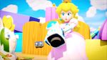  animated blonde_hair blue_eyes gun princess_peach shoot shooting tagme 