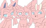  :3 animal_ears blue_eyes fang fangs furry half-closed_eyes letsuo looking_at_viewer looking_to_the_side monochrome no_humans open_mouth pokemon pokemon_(creature) pokemon_xy simple_background sitting smile sylveon teeth upper_body white_background 