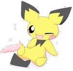  animal_ears arm_support black_eyes blush blush_stickers duster feet flying_sweatdrops full_body furry hand_to_own_mouth hand_up letsuo no_humans one_eye_closed open_mouth paws pichu pokemon pokemon_(creature) pokemon_gsc simple_background sitting smile solo spread_legs tail tears tickling trembling white_background 