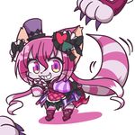  artist_request boots cat cat_busters furry grin hair_ribbon hat pink_eyes short_air smile 