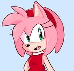  2017 amy_rose anthro clothing eyelashes female fur gloves hedgehog hi_res mammal simple_background solo sonic_(series) springs_rings toony 