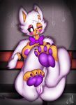  2017 4_toes 5_fingers absurd_res animatronic anthro anus areola barefoot big_breasts black_nose blush bow_tie breasts canine claws clitoris digital_media_(artwork) e-01 feet female five_nights_at_freddy&#039;s five_nights_at_freddy&#039;s_world foot_fetish foot_focus fox fur glowing glowing_eyes hair hi_res lolbit_(fnaf) looking_at_viewer machine mammal multicolored_fur nipples nude one_eye_closed orange_fur pawpads paws purple_nipples purple_paws purple_pussy pussy robot simple_background smile soles solo teeth toe_claws toes video_games white_fur wink 