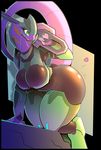  &lt;3 anthro arbok armor big_breasts big_butt bodysuit breasts butt clothing cute female gun halo_(series) helmet huge_butt nintendo one_eye_closed pok&eacute;mon pok&eacute;mon_(species) r-mk raised_tail ranged_weapon reptile scalie skinsuit snake solo thick_thighs tight_clothing video_games violet_(r-mk) weapon wide_hips wink 