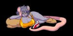  big_breasts book breasts buckteeth cleavage clothed clothing eyewear female fur glasses grey_fur huge_breasts hypnofood lying mammal mouse open_mouth reading rodent solo suzu_(hypnofood) teeth thick_thighs tongue wide_hips 