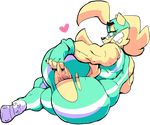  &lt;3 2017 alpha_(vimhomeless) alpha_channel anthro anus big_butt boots butt canine clothing dog female footwear fur gloves green_eyes half-closed_eyes hand_on_butt huge_butt looking_at_viewer looking_back lying mammal muscular muscular_female on_side rear_view simple_background solo spread_butt spreading tan_fur thick_thighs torn_clothing transparent_background vimhomeless wide_hips 