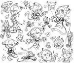  anthro boots carol_tea clothed clothing crealle feline female footwear freedom_planet guide_lines mammal monochrome scarf simple_background sketch sketch_page solo video_games white_background wildcat 