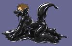  canine fox goop liquid_latex male mammal rubber solo source_request symbiote transformation unknown_artist 