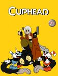  animate_inanimate cr-toons crossover cuphead_(character) cuphead_(game) dante_(dmc) demon devil_may_cry english_text group gun hair horn human humanoid mammal mugman not_furry object_head ranged_weapon text the_devil_(cuphead) thumbs_up video_games weapon white_hair 