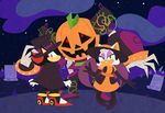  2017 anthro bat clothing e-123_omega eyelashes female gloves halloween holidays male mammal nessyoursticks rouge_the_bat shadow_the_hedgehog sonic_(series) wings 