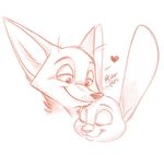  2017 anthro canine cider_skies disney duo female fox fur hi_res judy_hopps lagomorph male mammal nick_wilde rabbit sketch zootopia 