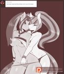  2015 anthro anthrofied aria_blaze_(eg) ask_blog assisted_exposure avante92 blush breasts clothed clothing clothing_lift duo equestria_girls equine female female/female fingering flashing hand_in_panties hand_in_underwear hi_res horse mammal monochrome my_little_pony navel nipples one_breast_out panties panties_down pendant pigtails pony ponytail shirt shirt_lift simple_background sonata_dusk_(eg) topless tumblr underwear 