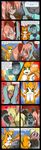  3_toes absurd_res anthro canine comic dazidentevil dirt dirty_feet dust:_an_elysian_tail dust_(character) fidget foot_fetish foot_lick foot_worship haley_(elysian_tail) hi_res lagomorph licking mammal nimbat rabbit size_difference toes tongue tongue_out video_games wolf 
