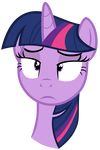  2017 absurd_res annoyed equine female friendship_is_magic hair hi_res horn mammal my_little_pony portrait purple_eyes purple_hair reaction_image solo tardifice_(artist) twilight_sparkle_(mlp) unicorn vector 