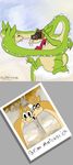  3_heads abobarseem_(artist) comic cuphead_(game) dragon grim_matchstick hydra long_tongue male multi_head scalie solo tongue tongue_out video_games watermark western_dragon wings 