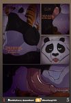  69_position anthro bear black_fur black_lips breasts butt comic deathlyfurry dreamworks duo english_text erection feline female fur fur_pattern hi_res interspecies kung_fu_panda licking male male/female mammal master_tigress oral panda penis po pussy queenkami sex sliverfang sucking text tiger tongue tongue_out 