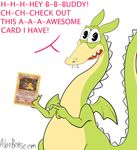  abobarseem_(artist) charizard cuphead_(game) dragon english_text grim_matchstick hi_res looking_at_viewer male nintendo pok&eacute;mon pok&eacute;mon_(species) scalie solo text video_games watermark western_dragon wings 