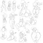  anthro anus argento balls chipmunk dickgirl duo erection female hi_res humanoid_penis intersex mammal nude penis pussy rodent sally_acorn sketch sketch_page solo sonic_(series) 
