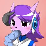  2017 animated anthro aquatic_dragon black_nose blush disembodied_penis dragon duo fellatio female female_focus freedom_planet freedom_planet_2 gradient_background hair horn hybrid kenjikanzaki05 male male/female mammal oral penis purple_hair sash_lilac sex simple_background solo_focus video_games 