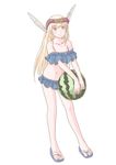  akazukin_chacha closed_mouth magical_princess standing watermelon 
