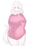  2017 absurd_res antennae anthro big_breasts breasts breath clothing coat cuddlesong cuddlesong_(mlp) equine female hi_res horse looking_at_viewer mammal open_mouth pony simple_background solo standing white_background wide_hips 