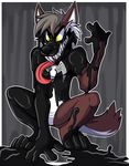  anthro canine fatalsyndrome hi_res male mammal solo symbiote venom venom_(spider-man) 