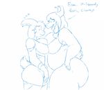  asgore_dreemurr asriel_dreemurr belly big_belly big_breasts big_butt blush boss_monster breast_size_difference breasts butt caprine crossgender english_text female goat horn ink inks mammal open_mouth raised_tail robertge sketch slightly_chubby text thick_thighs undertale video_games 