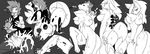  anthro breasts clothing costume female gender_transformation goo human mammal masking masturbation monochrome mxl ninetales nintendo nude pok&eacute;mon pok&eacute;mon_(species) pussy rubber suit takeover transformation video_games 