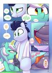  &lt;3 2017 animal_genitalia animal_penis balls blush comic english_text equine equine_penis female feral friendship_is_magic green_eyes hi_res horn lyra_heartstrings_(mlp) magic male male/female mammal medial_ring my_little_pony open_mouth oral pegasus penis saliva shinodage soarin_(mlp) speech_bubble teeth text tongue tongue_out unicorn wings wonderbolts_(mlp) yellow_eyes 