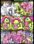  biyomon comic cunnilingus digimon english_text erection female gabumon gatomon group group_sex hi_res kitsune_youkai knot licking oral palmon penis pussy pussy_juice sex text tongue tongue_out vaginal 