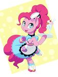  &lt;3 2017 blue_eyes bow clothed clothed_feral clothing dessert dress dstears earth_pony equine eyelashes female feral food footwear friendship_is_magic fur hair hat hooves horse ice_cream looking_at_viewer mammal mane my_little_pony open_mouth open_smile pink_fur pink_hair pinkie_pie_(mlp) plate pony ribbons rollerskates shoes simple_background skating smile solo sprinkles standing teeth tongue yellow_background 
