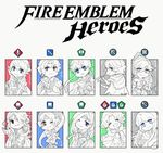  alvis_(fire_emblem) camus chibi fa fire_emblem fire_emblem:_fuuin_no_tsurugi fire_emblem:_kakusei fire_emblem:_monshou_no_nazo fire_emblem:_rekka_no_ken fire_emblem:_seisen_no_keifu fire_emblem:_souen_no_kiseki fire_emblem_echoes:_mou_hitori_no_eiyuuou fire_emblem_heroes fire_emblem_if headband ike linda_(fire_emblem) long_hair lucius male_focus mamkute monochrome olivia_(fire_emblem) ponytail short_hair smile sonia_(fire_emblem_gaiden) zero_(fire_emblem_if) 