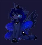  2017 cosmic_hair cutie_mark digital_media_(artwork) equine feathered_wings feathers female feral friendship_is_magic hooves horn magnaluna mammal my_little_pony penetration princess_luna_(mlp) pussy simple_background solo vaginal vaginal_penetration winged_unicorn wings 