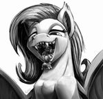  2017 apple_bloom_(mlp) applejack_(mlp) bat_pony equine female feral flutterbat_(mlp) fluttershy_(mlp) friendship_is_magic group hair half-closed_eyes macro mammal micro my_little_pony ponythroat saliva tongue tongue_out vore wings 