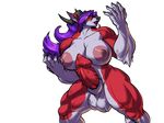  anthro barbed_penis big_breasts big_penis breasts canine dickgirl erection fox horn hybrid intersex jayecho mammal muscular_dickgirl nipples nude penis solo standing vein veiny_balls 