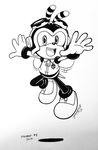  2017 anthro archie_comics arthropod bee charmy_bee chibi-jen-hen clothed clothing insect male signature simple_background sketch solo sonic_(series) white_background 