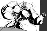  abdomen appleseed briareos bulge dragmon hyper hyper_muscles machine male muscular muscular_male nipples not_furry pecs robot 