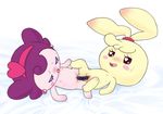  blush dahlia_diva daisy_dance duo female female/female sex_toy sweat tamagotchi 