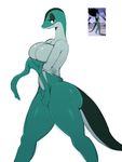  2017 anthro bedroom_eyes big_breasts big_butt breasts butt female half-closed_eyes huge_breasts lizard reptile rita_skopt scalie seductive smile solo sssonic2 tagme tex_avery thick_thighs voluptuous warner_brothers wide_hips 