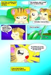  brother brother_and_sister comic curby cute dialogue english_text female fur hamster hamtaro_(series) male mammal open_mouth orange_fur outside ribbons rodent sandy_(hamtaro) sibling sister stan_(hamtaro) striped_fur stripes tears text twins 