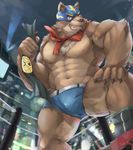  2016 anthro bear biceps fur hi_res kemono male mammal muscular muscular_male pecs taki_kaze 