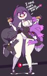  @_@ ahoge animated animated_gif ass_visible_through_thighs banette black_skin blush bra candy crazy_eyes diives drooling floating food gen_3_pokemon gen_4_pokemon grey_legwear hairband heart hex_maniac_(pokemon) highres kneehighs lollipop long_hair looking_at_viewer mismagius multiple_girls naughty_face off_shoulder open_collar open_mouth panties pokemon pokemon_(creature) pokemon_(game) pokemon_xy purple_eyes purple_hair purple_skin red_eyes red_scelera saliva skirt skirt_lift socks suspender_skirt suspenders thigh_gap thighhighs tongue tongue_out underwear undressing very_long_hair yandere yellow_sclera yuri 