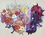  blue_eyes braixen delphox fennekin fire ninetales nintendo pok&eacute;mon pok&eacute;mon_(species) red_eyes video_games vulpix zoroark zorua 