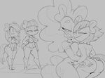  2017 4_fingers anthro anthrofied bedroom_eyes belly_grab big_breasts big_butt blush bra breast_squish breasts breasts_frottage butt butt_grab clothed clothing clothing_lift cutie_mark digital_media_(artwork) docking earth_pony embrace equine eyelashes female female/female friendship_is_magic grope hair hair_bun hair_over_eye hair_tied_back half-closed_eyes hand_on_butt hand_on_hip hi_res horse imminent_incest incest limestone_pie_(mlp) long_hair mammal marble_pie_(mlp) maud_pie_(mlp) midriff monochrome mostly_nude my_little_pony navel nude oblivious partially_clothed pinkie_pie_(mlp) pony purple_yoshi_draws seductive shirt shirt_lift sibling simple_background sisters sketch skimpy slightly_chubby smile sports_bra teeth thick_thighs tied_hair tight_clothing under_boob underwear voluptuous wide_eyed wide_hips yoga yoga_pants 