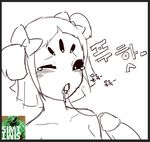  animal_humanoid arthropod cum cum_string dialogue faceless_male fangs female hair_bow hair_ribbon humanoid korean_text male muffet multi_eye one_eye_closed open_mouth penis ribbons simt speech_bubble spider_humanoid tears text translation_request undertale video_games 