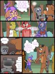  2017 adventure_withered_bonnie_(fnaf) adventure_withered_chica_(fnaf) adventure_withered_foxy_(fnaf) adventure_withered_freddy_(fnaf) andiiiematronic animatronic avian bear bird canine chicken comic five_nights_at_freddy&#039;s five_nights_at_freddy&#039;s_world fox humanoid jayjay_(fnaf) lagomorph machine mammal rabbit robot video_games 